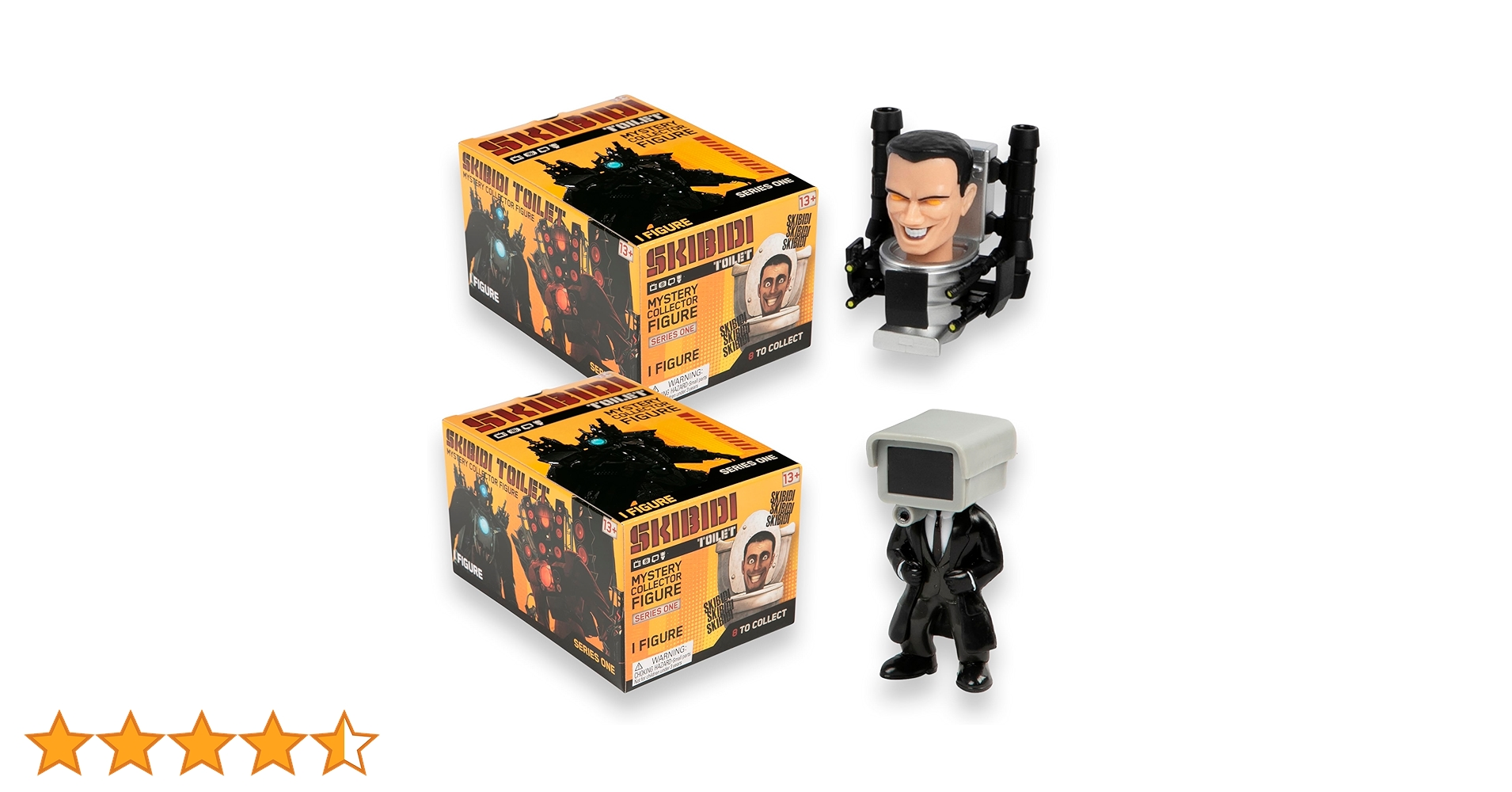 ミステリーフィギュアコレクターシリーズ　カメラマン　テレビマン　テレビウーマン Amazon.co.jp: SKIBIDI(スキビディ) トイレミステリーフィギュア